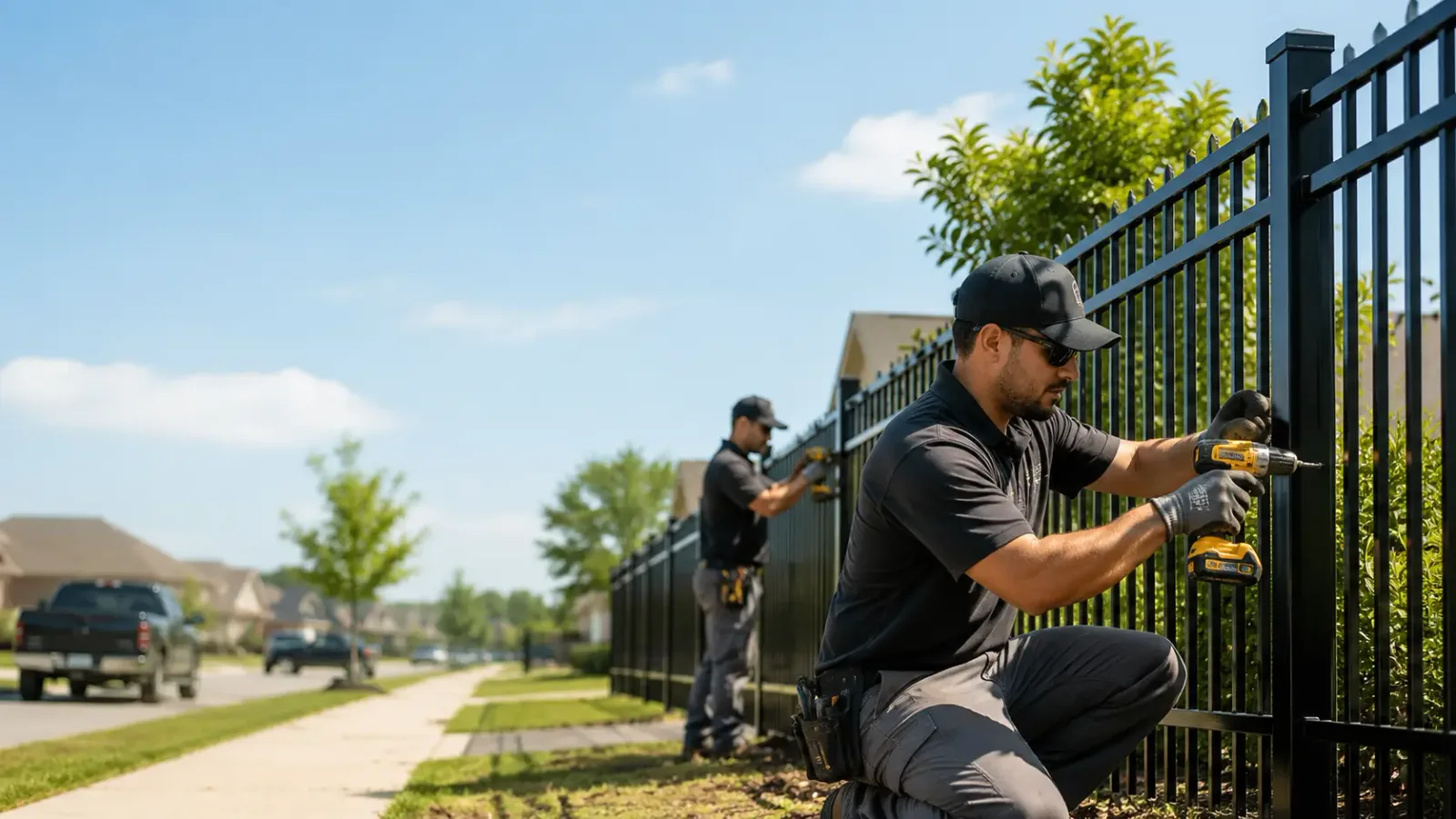 Metal Fence Installation in Providence, NC